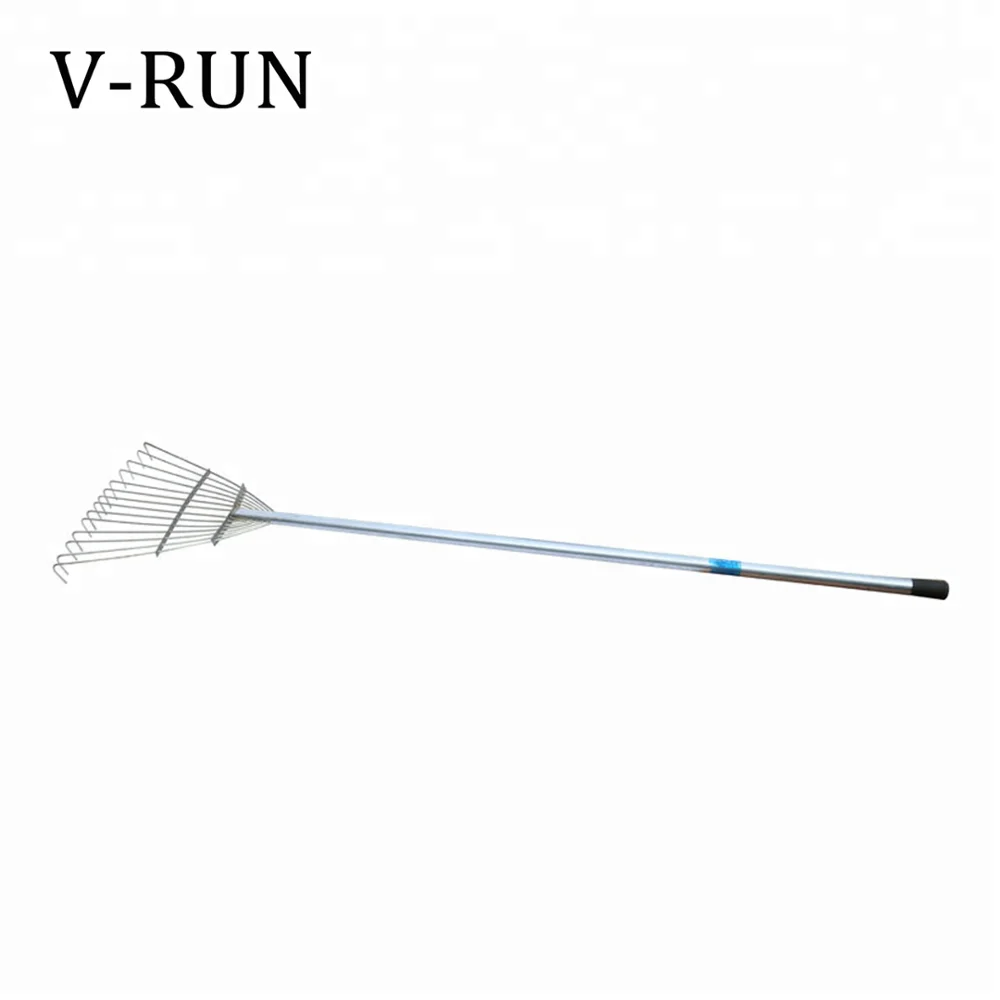 farming rake stainless steel garden rake with steel handle