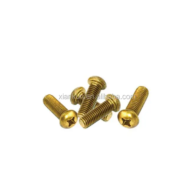 M3/M4/M5 Brass round head bolt Pan head screws Self-tapping screws