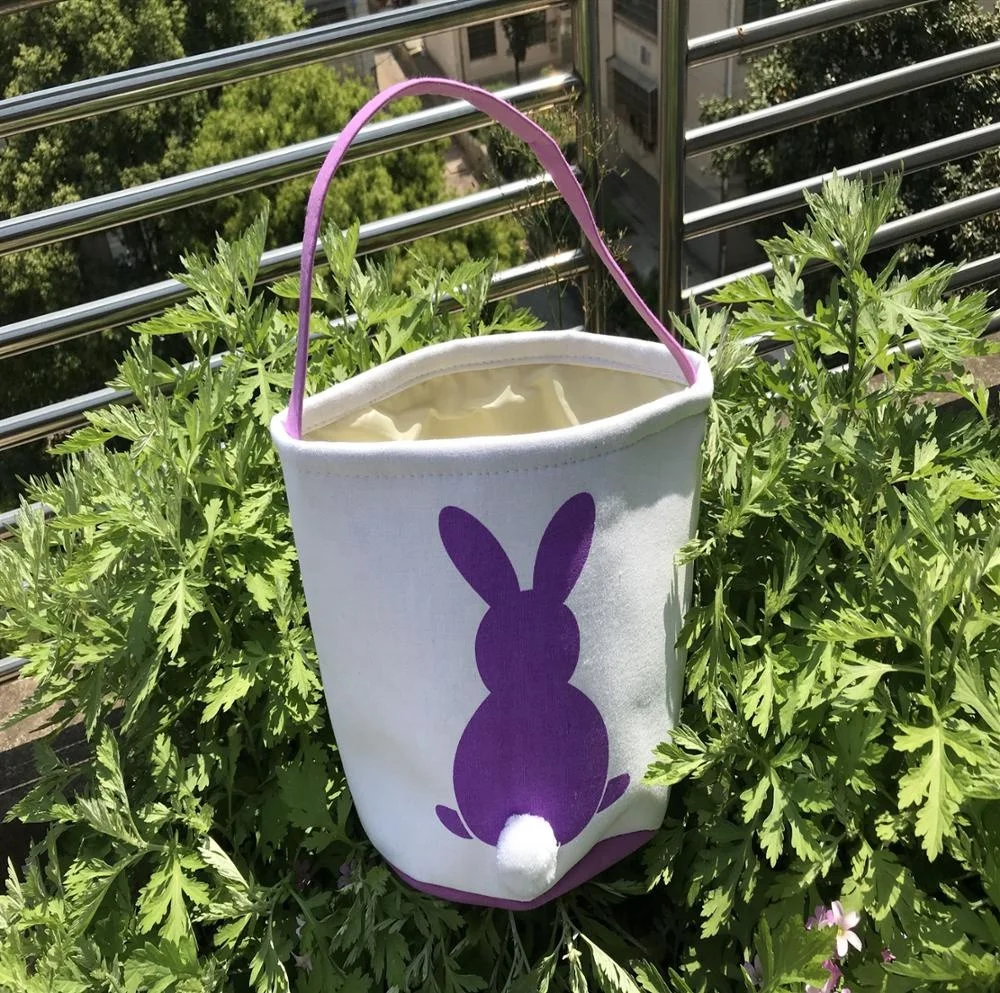 
Easter Gift Bunny tote Bag Easter basket with handle Easter decoration toys 