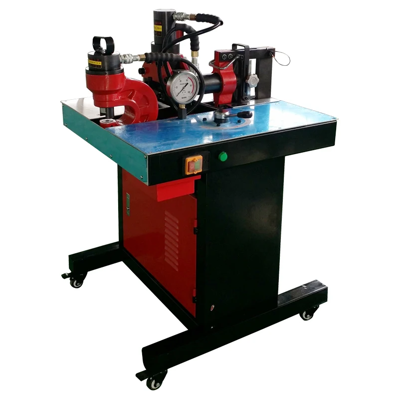 Jingpeng Manual Punching Bending Cutting Tools Equipment 10*150mm 3 IN 1 Copper Busbar Machine