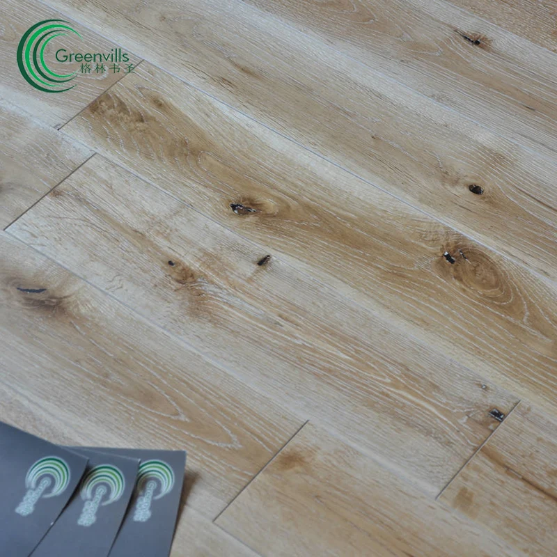 
3/4 inch hardwood floor board European oak smooth/brushed natural solid wood floor 