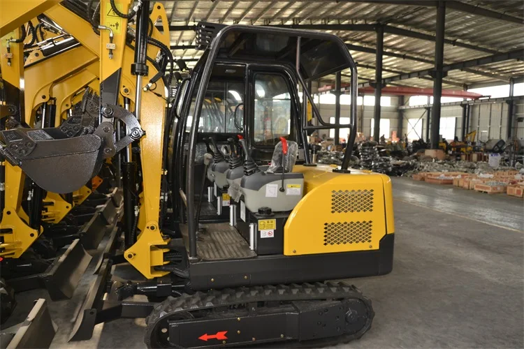 Маленький гидравлический гусеничный мини-экскаватор с двигателем changchai 390