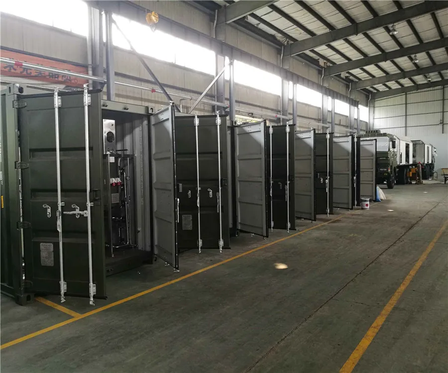Containerized Mobile Water Purification System for Drinking