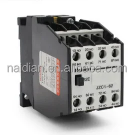 Naidian JZC1-62 Контактор тип Реле AC110 DC220 для Магнитной катушки, малый Объем Двигателя ПЕРЕМЕННОГО ТОКА, ect.