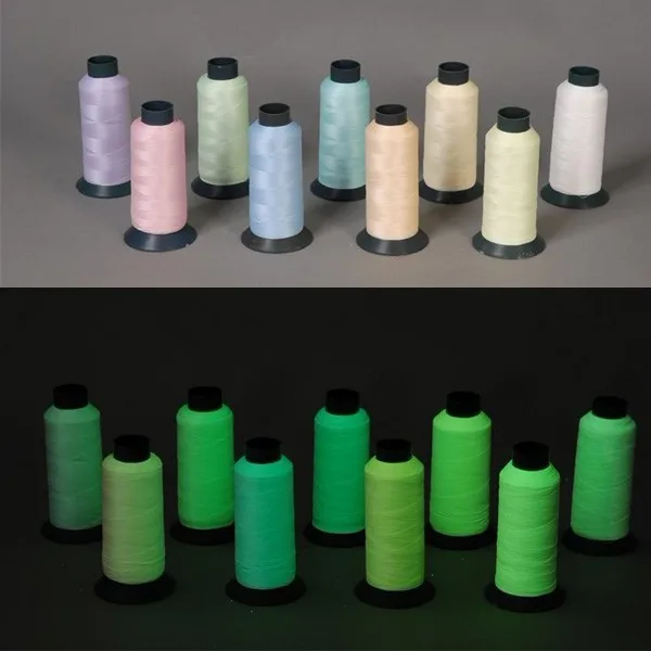 
Embroidery photo luminescent glow polyester yarn 