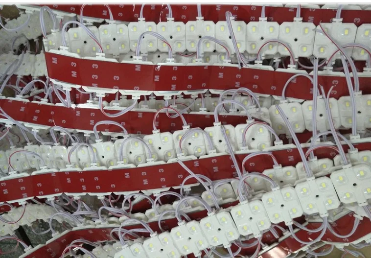 
New type led module Black shell smd 2835 4leds injection molding led module cool white COLOR for signs 