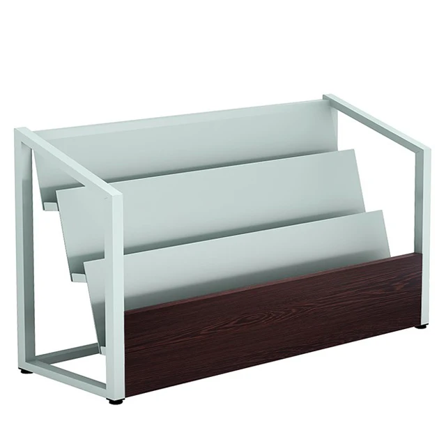 Wall mount metal magazine rack steel journal holder stand rack