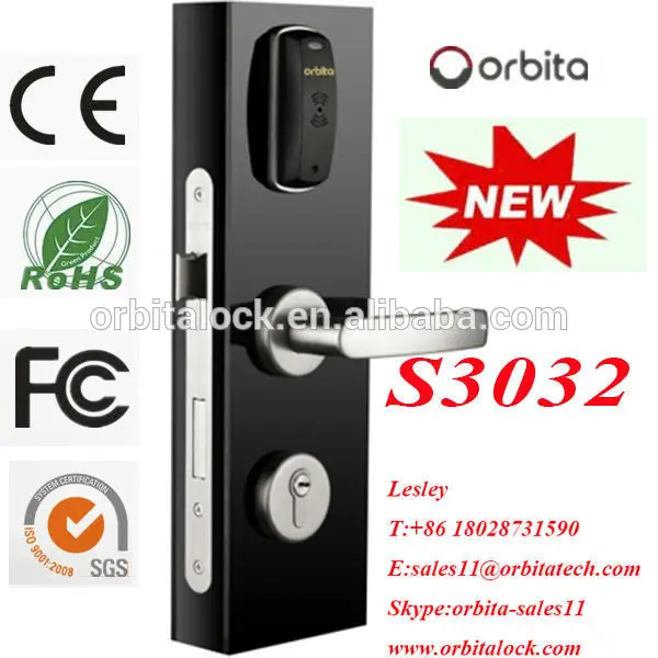 орбита доступа rfid отель замок двери раздвижные двери блокировки и цифровой замок двери