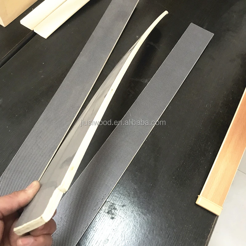 Custom bent wood bed base slat