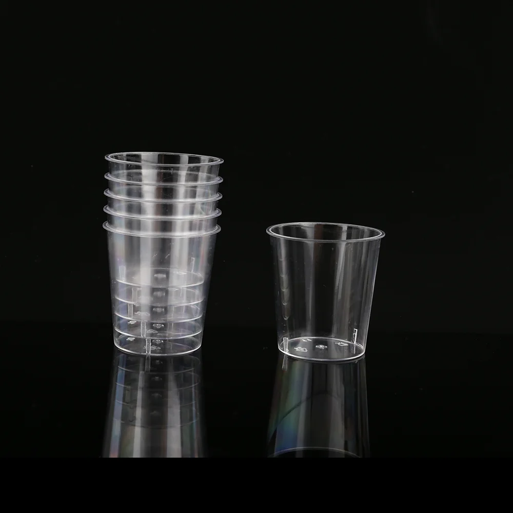 Hot selling cheap ps polystyrene water drinkware clear disposable plastic injection molded cup