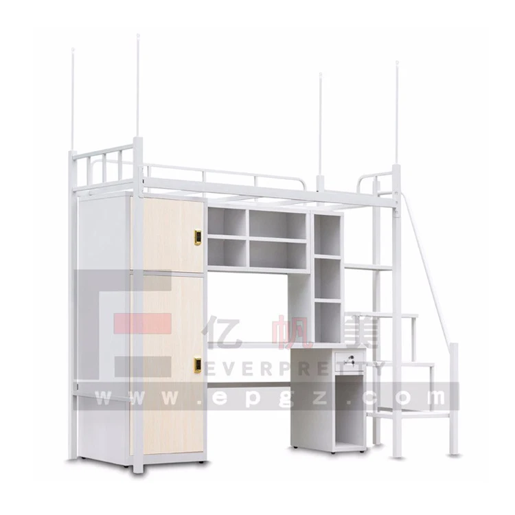 double bunk beds for kids, funky kids beds, bed with study table