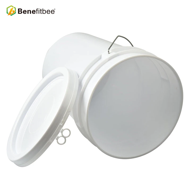 High quality Plastic White Honey Busket/Pail With Honey Gate