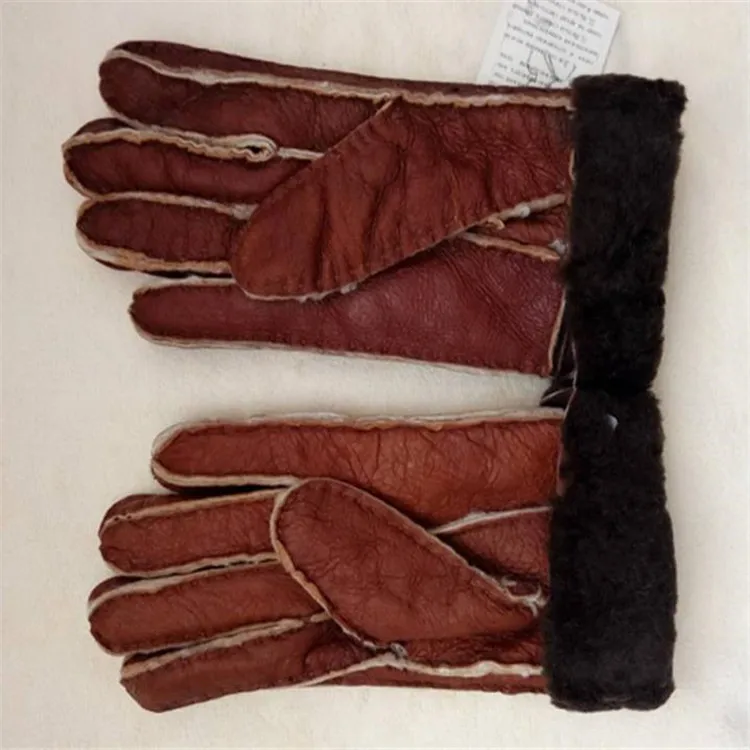 Мужские перчатки из овечьей кожи