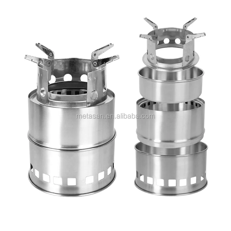 
Customized mini metal firewood cooking stove 