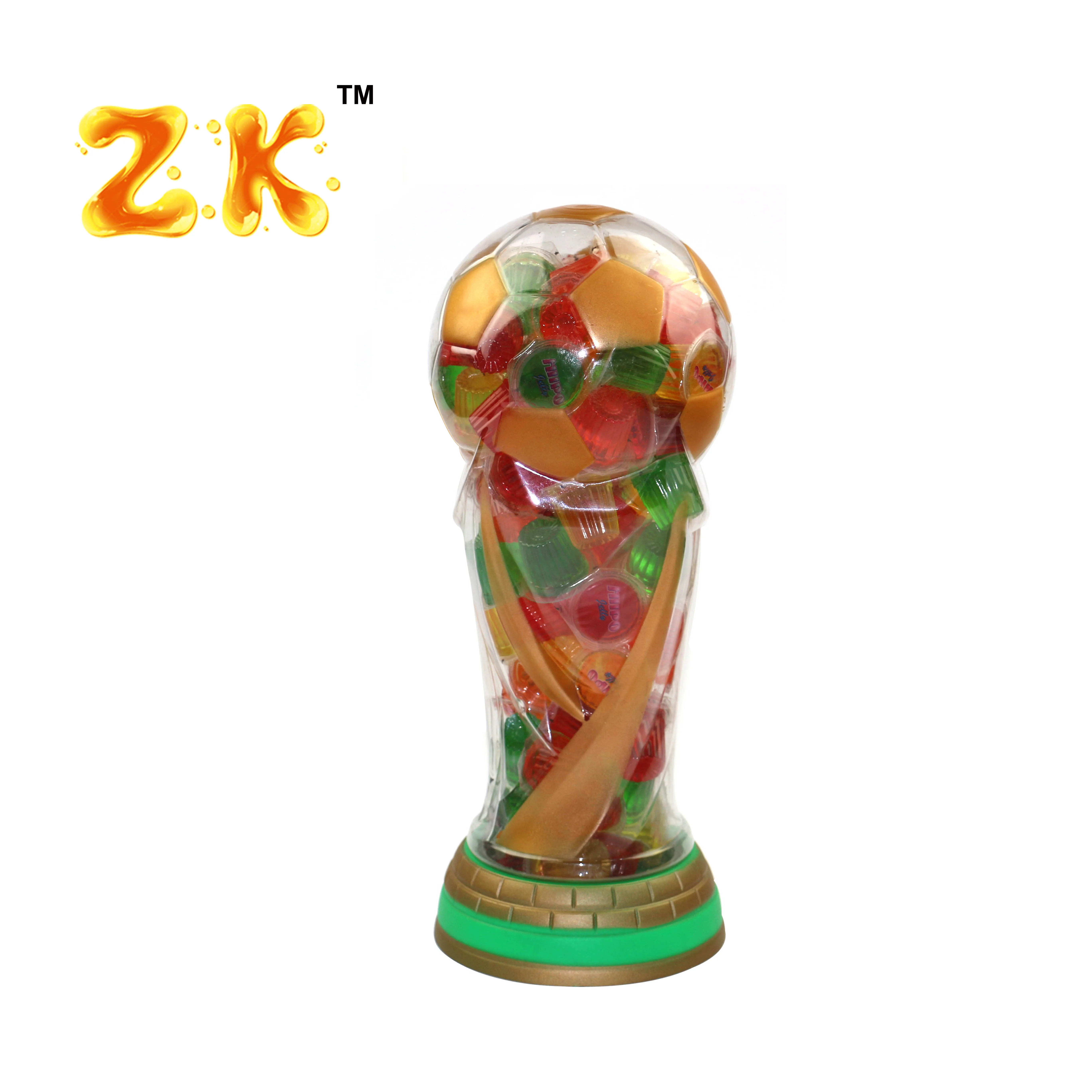 World Cup bottle packing mini fruit jelly gummy jelly