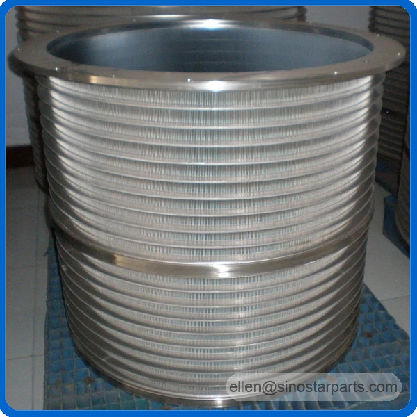 stainless steel slot screen basket for stock preparation