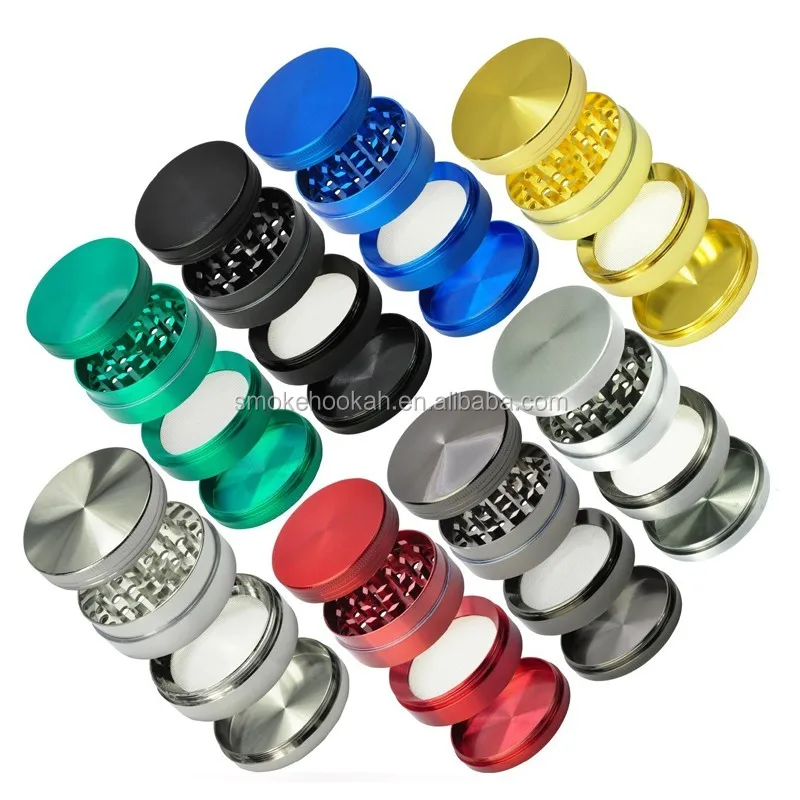 2017 63mm Hot Selling Vaporizer Herb Grinder Metal Grinder 5 Color For Choose