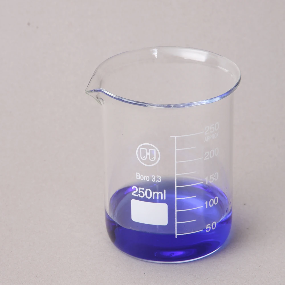 
150ML Laboratory low form glass Measuring beaker supplier 