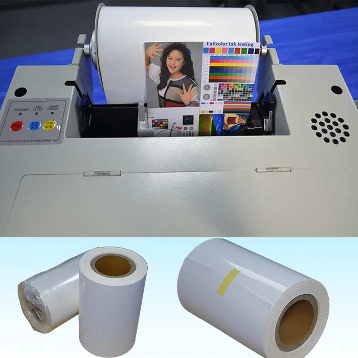 FCOLOR Colour A4 size Roll-feed Adhesive sticker label Printer