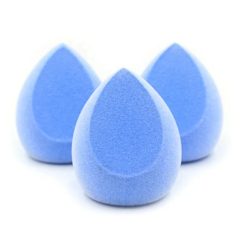 Melason Powder Puff Aircushion Puff Makeup Remove Latex Free Microfiber Velvet Cosmetic Flocked Makeup Sponge For BB Cream