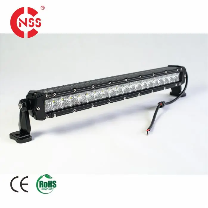 E-Mark 20W 30W 50W 100W 150W 200W 250W Single Row Car Led Work Light Bar with High Power
