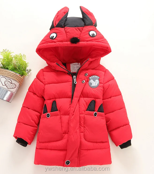 2016 new winter clothes cartoon Korean boys and girls jacket down coat