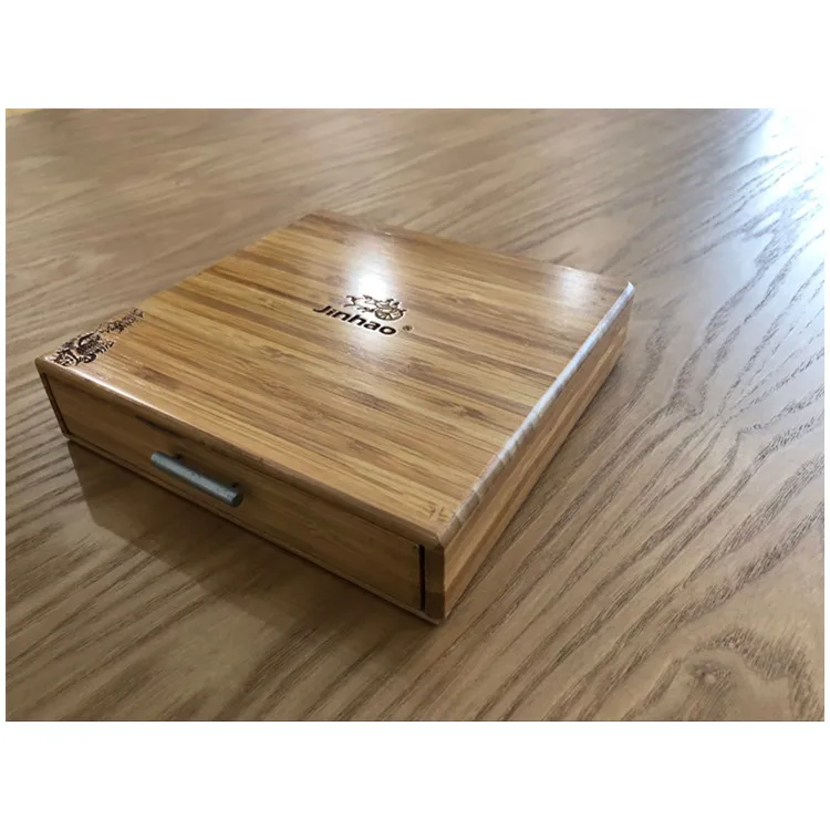 bamboo drawer pen box original color pen case
