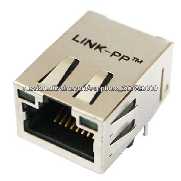 Tab вниз разъем rj-45 со 1000base-t магнитного