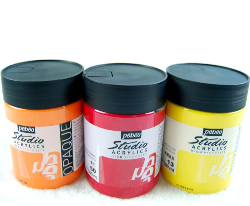 
Wholesale high consistency 500ml Pebeo studio acrylic color paint for artist painting 