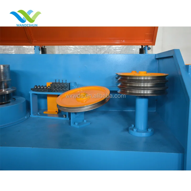 
Straight line wire drawing machine for making electric welding rod 