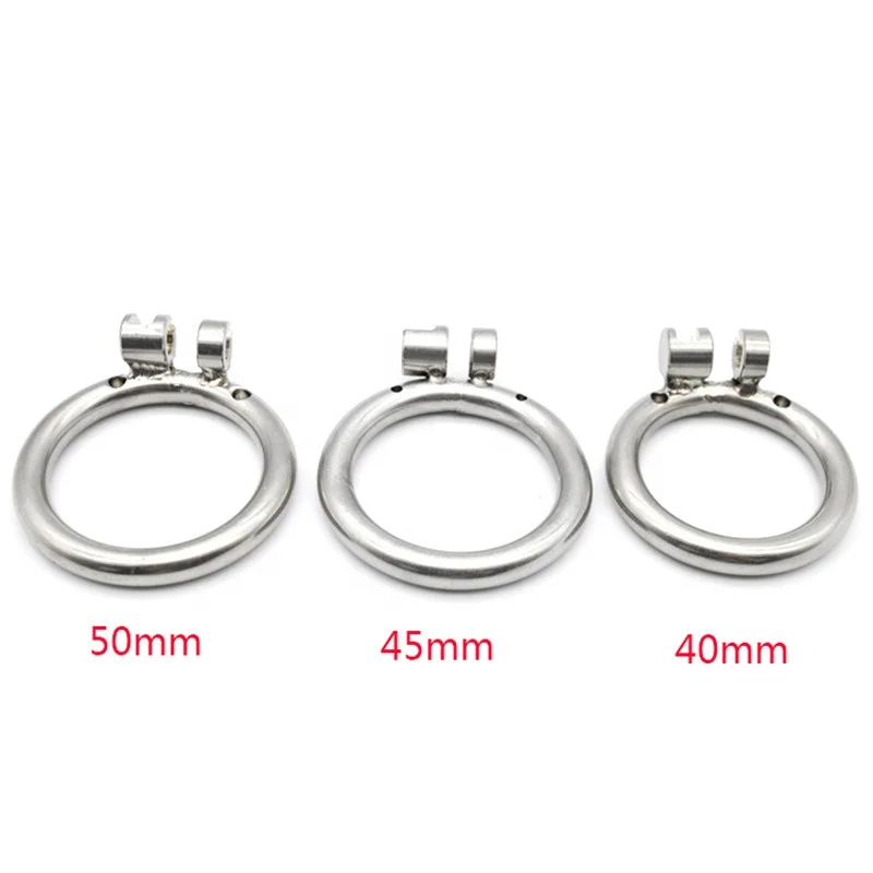 Metal Male Chastity Device Cock Cage Virginity Lock Penis Lock Cock Ring for men