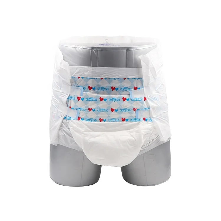 Китайский поставщик Oem M/L/Xl/XXL 4 размера Взрослые водонепроницаемые подгузники с язычками