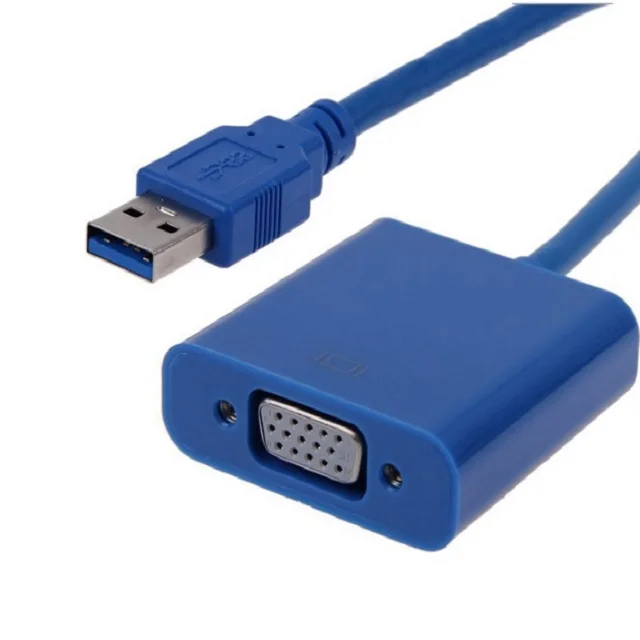  Горячая Распродажа мини USB 3 0 к VGA адаптер конвертер с