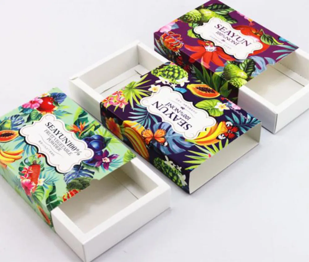 custom paper drawer box customized drawer packaging box