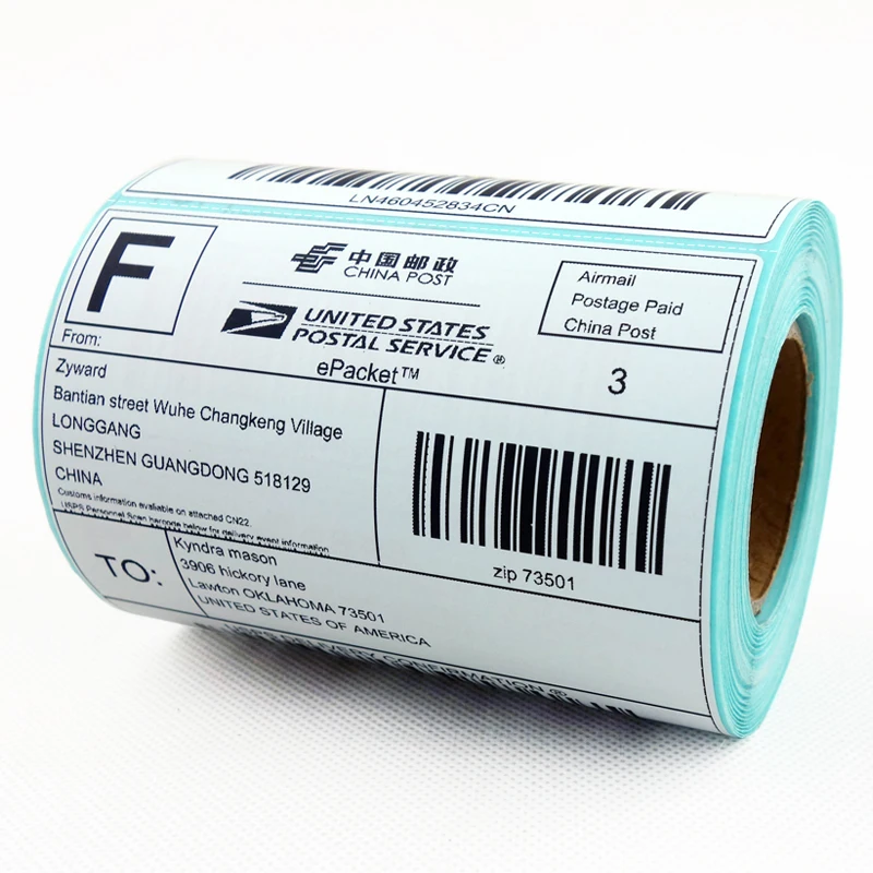 wholesale 4x6inch Label 102mm x 152mm 250pcs Direct Thermal Shipping Labels for GK420D