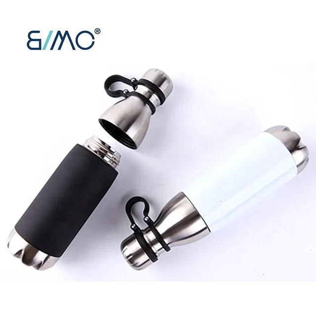 500ml Vacuum Cup Double Wall 304 Stainless Steel Insulated Drink Termos Water Bottle With Easy Carry Handle
