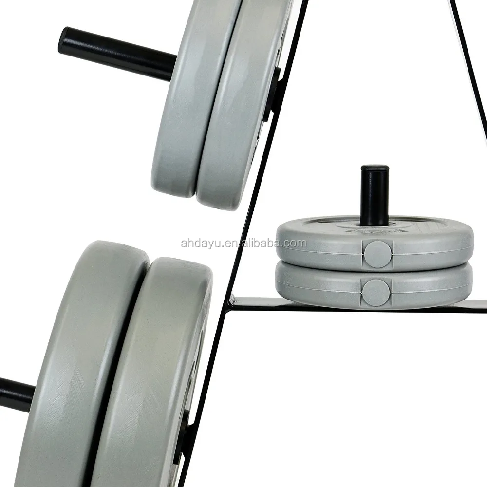 Standard Weight Plate Tree Rack Stand Storage for 25mm Weight Plates