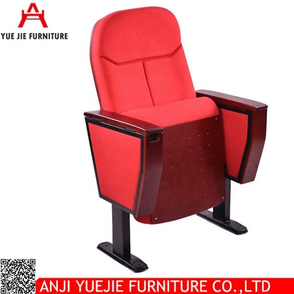Foldable Auditorium Chair With Writing Pad