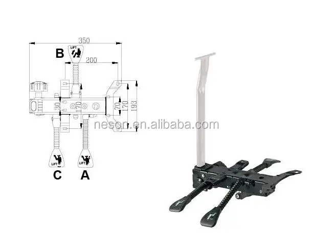 modern office furniture chair height adjustment mechanism