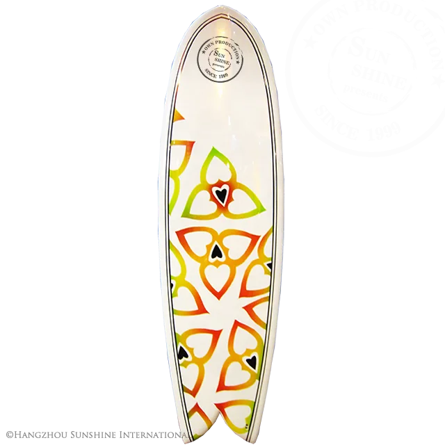 Epoxy Foam Surfboards In Fish Tail Made In China
