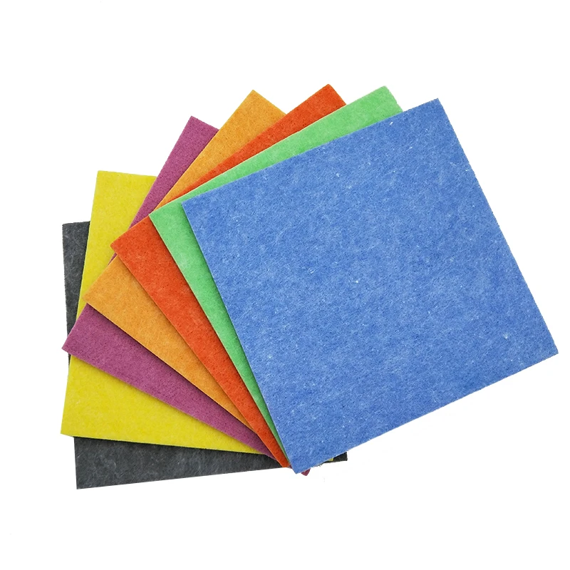 E1 Polyester Fabric fireproof decorative soundproof disco wall panels