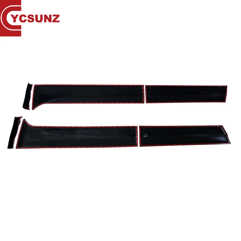 YCSUNZ ABS Black Body Side Cladding for Colorado LTZ 2017 2018