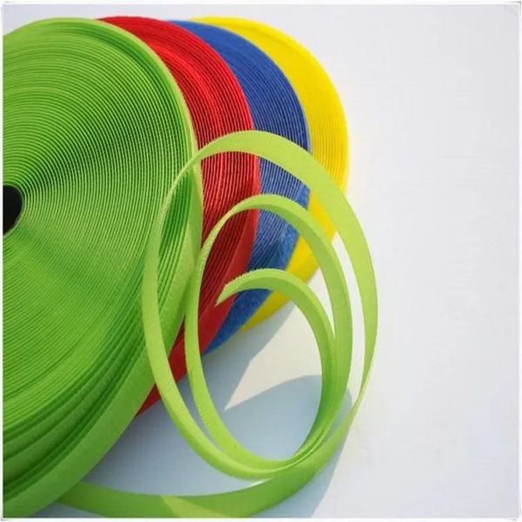 Factory 100% Nylon special iron on heat hook and loop fabric