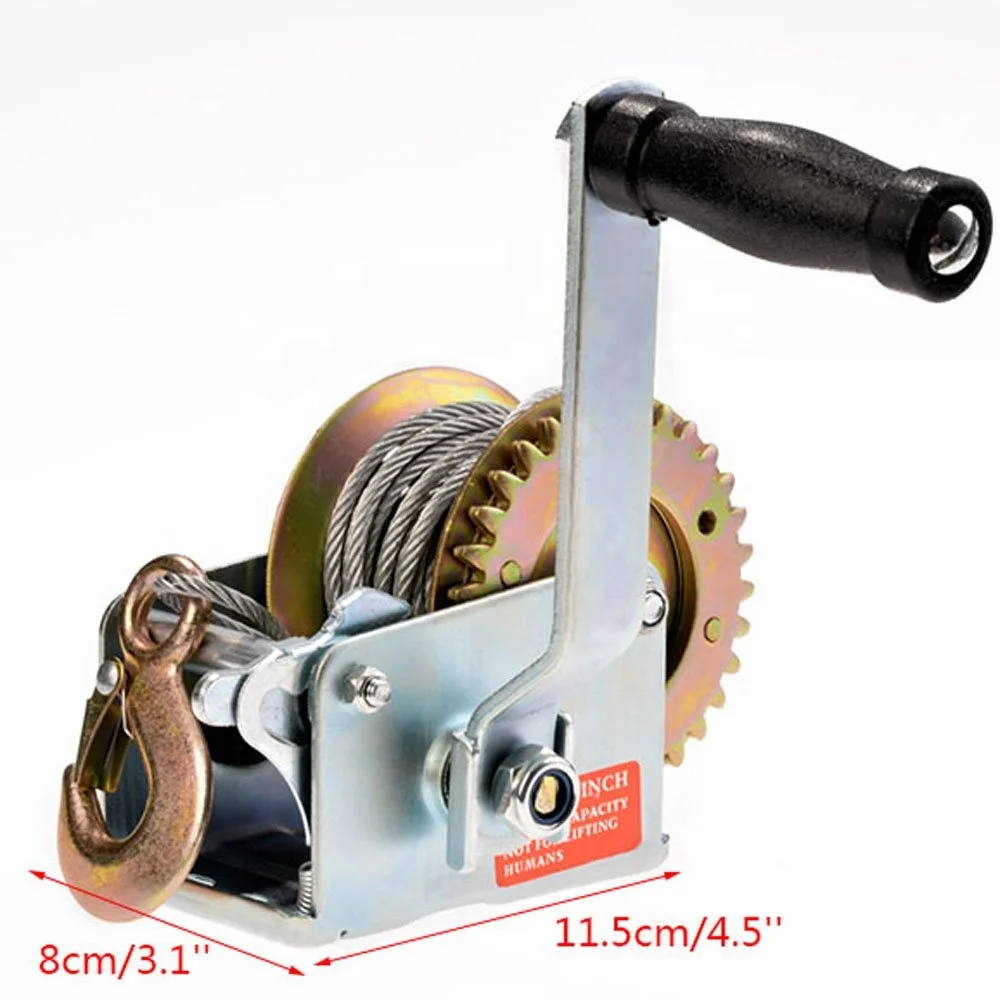 600lbs Capacity Heavy Duty Hand Winch