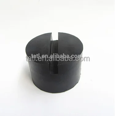Solid rubber jack pad for car jack