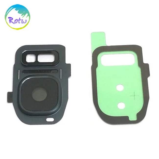 For Samsung Galaxy S7 edge G935 back Rear Camera Cover + Glass Lens