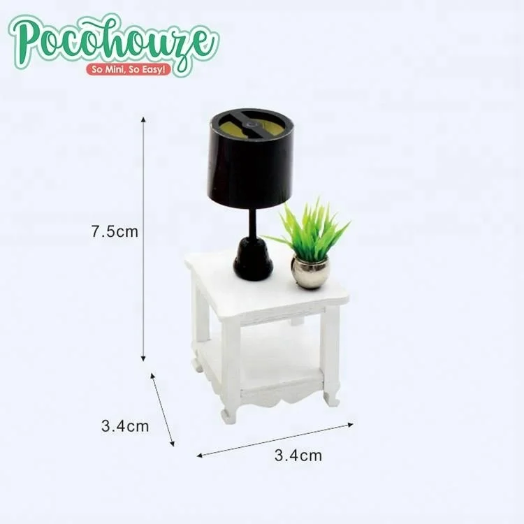 Pocohouze brand single sofa set scale miniature modern wooden furniture toy