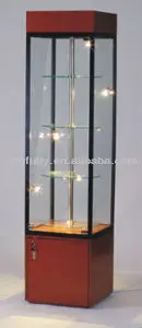 Glass jewelry display cabinet, mirror jewelry cabinet