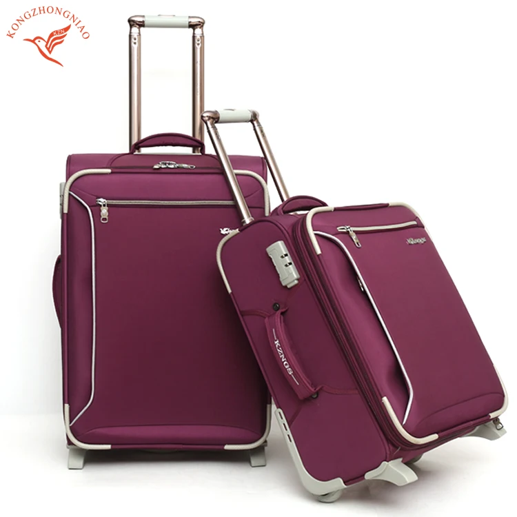 
Fashion customized design softside handle luggage 3 set 