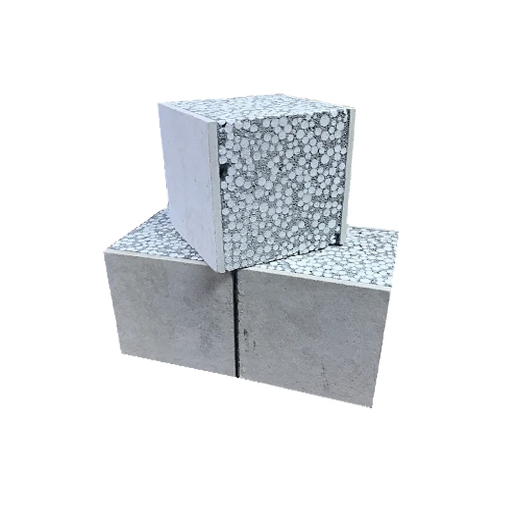 
High Strength Insulated Fiber Cement Prefab Houses EPS Sandwich Panel 